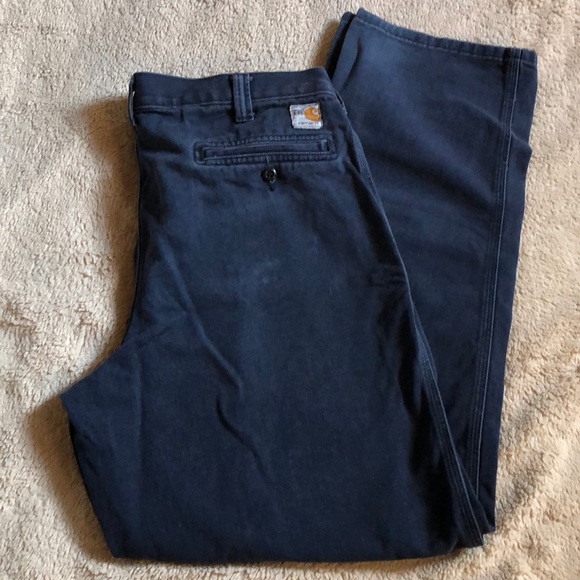Carhartt Other - CARHARTT 🔨  BLUE CANVAS WORK PANT Men’s W34 L34